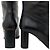 Dior Botas altas de tacón en piel de becerro Negro - vista 9