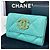 Chanel 19 Chanel Cartera con solapa Gold Mint Verde - vista 8
