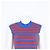 Hermès Chaleco de punto a rayas crop para mujer Azul - vista 2