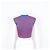 Hermès Chaleco de punto a rayas crop para mujer Azul - vista 4