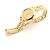 Rolex Datejust Gold Damenuhr Original mit Diamanten Golden - Ansicht 14