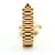 Rolex Datejust Gold Damenuhr Original mit Diamanten Golden - Ansicht 18