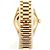 Rolex Datejust Gold Damenuhr Original mit Diamanten Golden - Ansicht 7