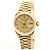 Rolex Datejust Gold Damenuhr Original mit Diamanten Golden - Ansicht 8