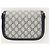 Horsebit 1955 Gucci Mini borsa a tracolla GG Supreme Horsebit blu e beige - vista 6