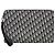 Dior Clutch con zip in jacquard Oblique beige e nero Marrone