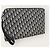 Dior Clutch con zip in jacquard Oblique beige e nero Marrone - vista 3