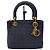 Dior Petit sac cabas Lady Cannage (Premium, Noir avec finitions dorées)