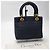 Dior Petit sac cabas Lady Cannage (Premium, Noir avec finitions dorées) - vue 10