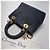 Dior Petit sac cabas Lady Cannage (Premium, Noir avec finitions dorées) - vue 13
