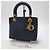 Dior Petit sac cabas Lady Cannage (Premium, Noir avec finitions dorées) - vue 3