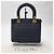Dior Petit sac cabas Lady Cannage (Premium, Noir avec finitions dorées) - vue 8