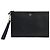 Gucci Clutch Pouch GG Marmont in pelle di vitello Nero