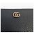 Gucci Clutch Pouch GG Marmont in pelle di vitello Nero - vista 6