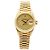 Rolex Reloj de oro para mujer Datejust Gold Index Bocas Dial Dorado