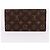 Louis Vuitton Monogramm Gold-Tone Sarah Long Wallet Schwarz - Ansicht 4