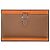 Hermès Portafoglio Lungo Bearn Timbro Oro Argento Multicolore