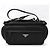Prada Borsa a tracolla grande Re-Nylon Tessuto Pocono Biker, non utilizzata / Nero