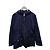 Louis Vuitton Parka con cappuccio in taffetà monogrammato blu navy