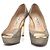 Jimmy Choo Escarpins Glitter Dahlia Dourado - vista 2