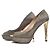 Jimmy Choo Escarpins Glitter Dahlia Dourado - vista 3