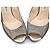 Jimmy Choo Escarpins Glitter Dahlia Dourado - vista 4
