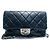 Chanel Borsa a tracolla Black Caviar Classic Silver Flap Bag Borsa a tracolla Borsa crossbody Nero - view 4