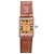 Cartier Relógio feminino de couro com mostrador de quartzo Silver Must Vermelho
