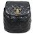 Chanel Gesteppter Rucksack Schwarz