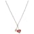 Chanel Collana CC Oro con Cuore Rosa