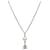 Chanel Collana Pearl Drop CC Argento  - vista 1