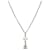 Chanel Collana Pearl Drop CC Argento  - vista 2
