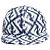 Fendi Cappellino da baseball in seta multicolore Blu