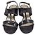 Chanel Scarpe aperte in vernice Nero