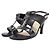 Chanel Scarpe aperte in vernice Nero - vista 2