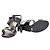 Chanel Scarpe aperte in vernice Nero - vista 5
