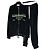 Gucci Set giacca da training e pantaloni in velluto con logo