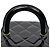 Chanel Borsa Tote Vanity trapuntata in vernice nera Nero - vista 10
