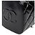 Chanel Borsa Tote Vanity trapuntata in vernice nera Nero - vista 9