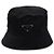 Prada Gorra tipo Bucket de Rinylon con logotipo Triangle para hombre