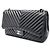 Chanel Agneau Chevron Classic Jumbo Nero - vista 2