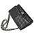 Chanel Agneau Chevron Classic Jumbo Nero - vista 4