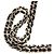 Chanel Agneau Chevron Classic Jumbo Nero - vista 5