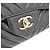 Chanel Agneau Chevron Classic Jumbo Nero - vista 8