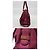 Valentino Borsa Tote a Spalla in Scamosciato Garnavani Rosso - vista 3