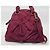 Valentino Borsa Tote a Spalla in Scamosciato Garnavani Rosso - vista 4