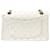 Chanel Classic Small in agnello Bianco - vista 2