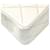 Chanel Classic Small in agnello Bianco - vista 5