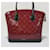 Louis Vuitton Borsa Tote Lockit PM Rosso - vista 4