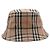 Burberry Cappello bucket in cotone tecnico con motivo Vintage Check